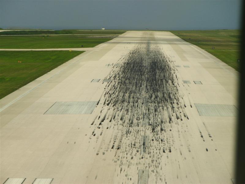 The runway! Doh!