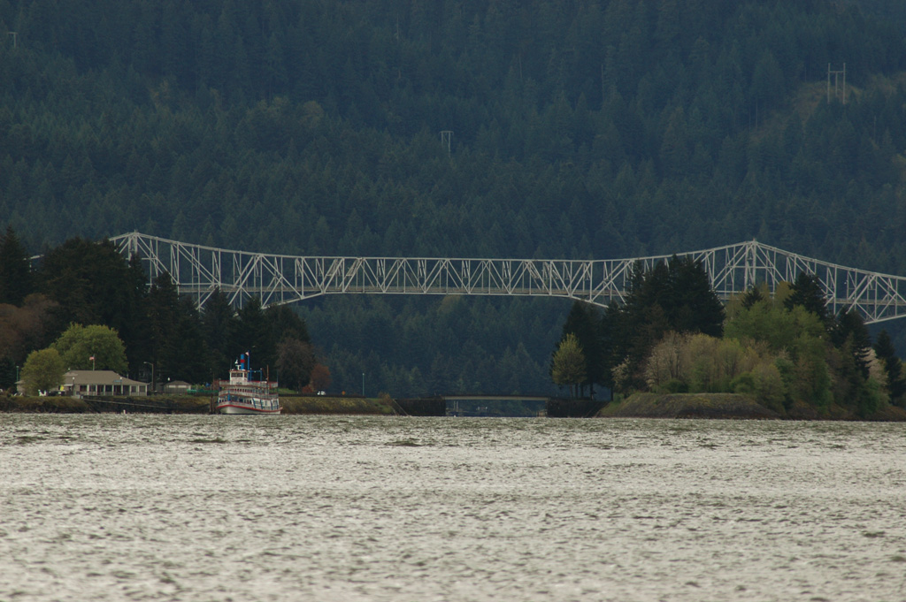 How high do you think the bridge is?  Jeff says 160-200', I say 80-100'