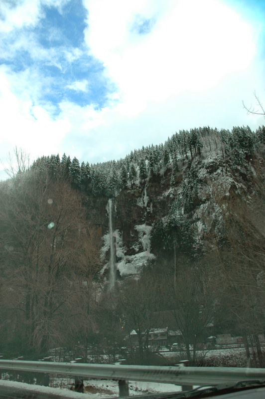Multnomah Falls through my nasty windshield!