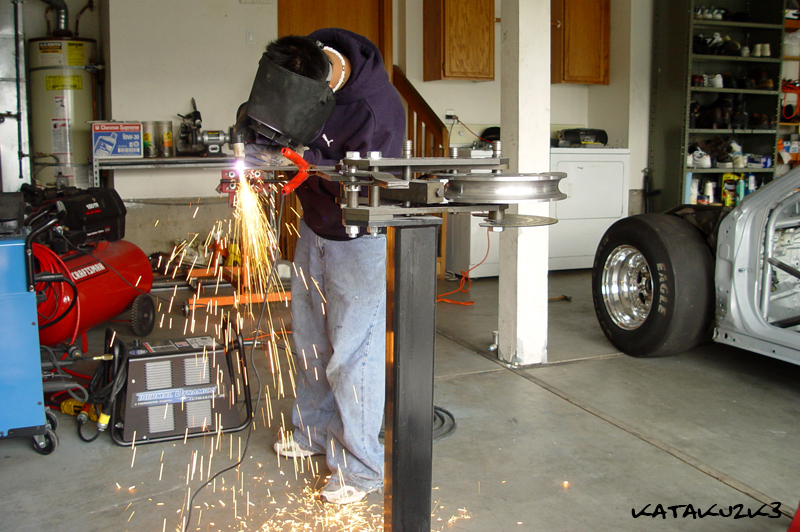 Plasma cutter on the bender... not good.
