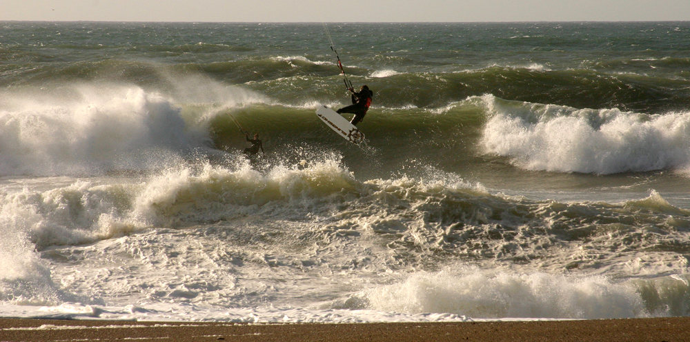 Josh going for the tube - Photo Pat Stannard