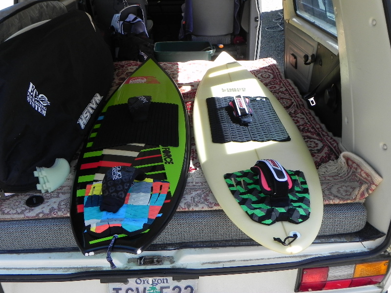 with straps mounted and holes patched