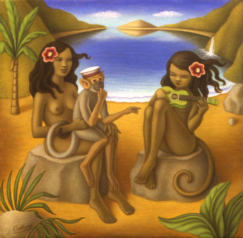 Now this monkey looks pretty chill