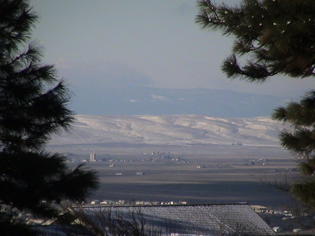 Dalles Mtn rd and radio tower