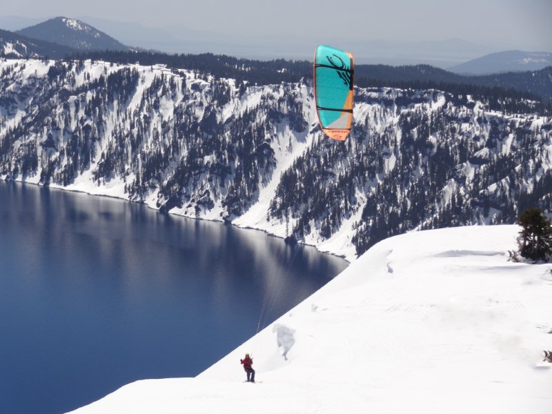 Ascending out of the crater