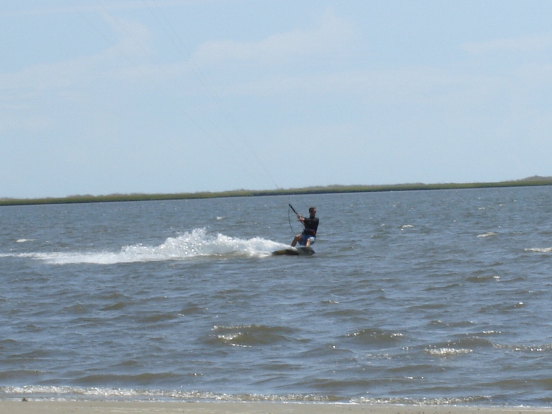 you gotta wear booties at the basin because of broken glass (rednecks)