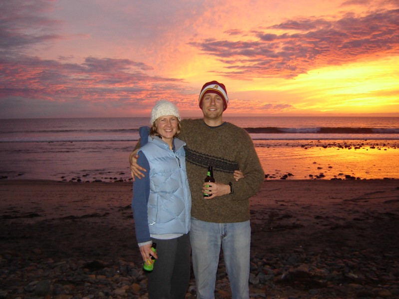 Day one after crossing the border; stoked and a little buzzed.