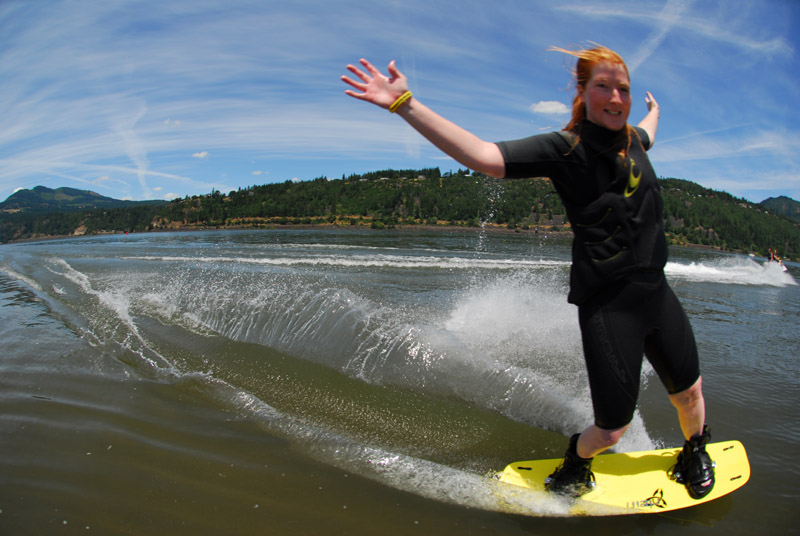 Nicole Wakeboarding