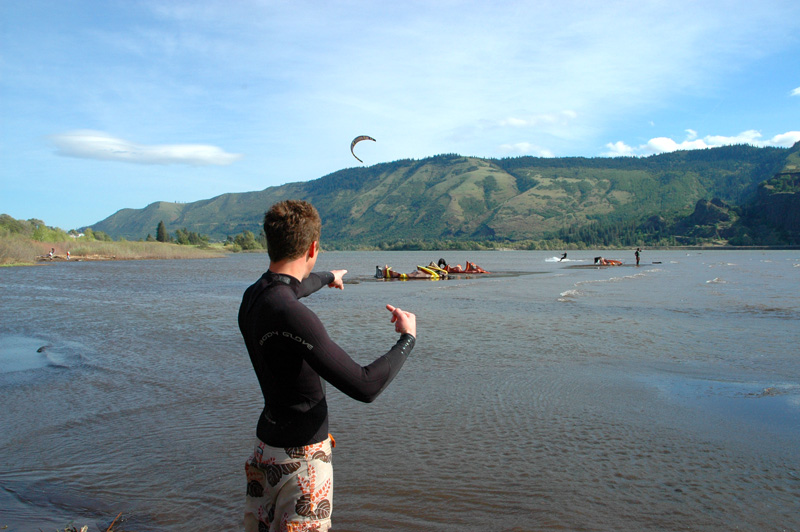 "This is a launching and landing area. Young man is there any brains between those ears?" j/k!