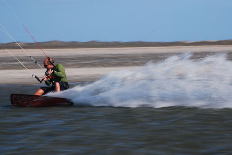 Trevor going 38.4 mph