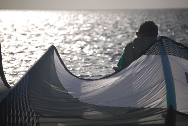 Phil chillin at sunset