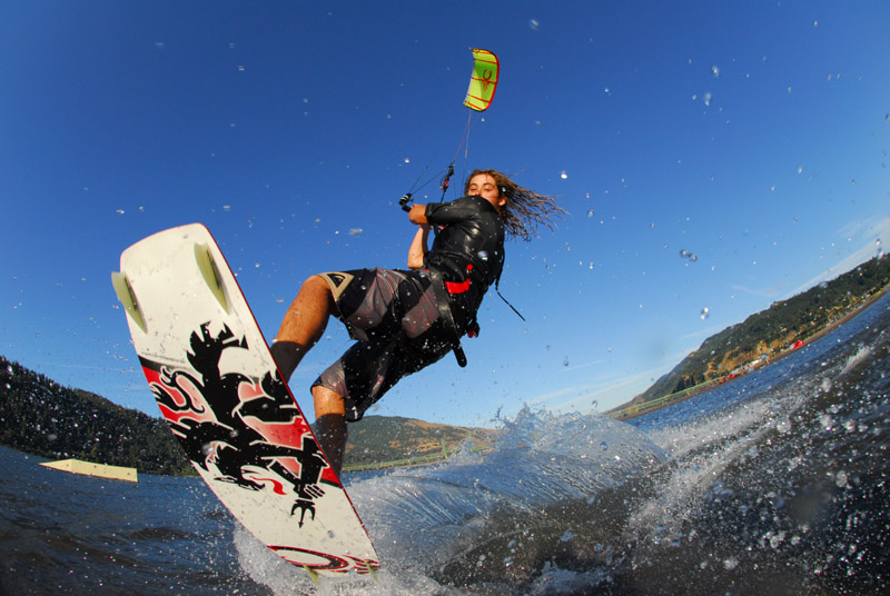 Fish eye workin it with Shawn