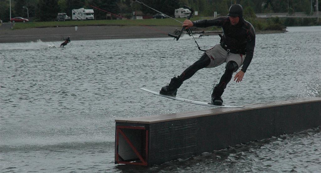 Kind of being pulled off the box on this one, wrong angle to the wind.