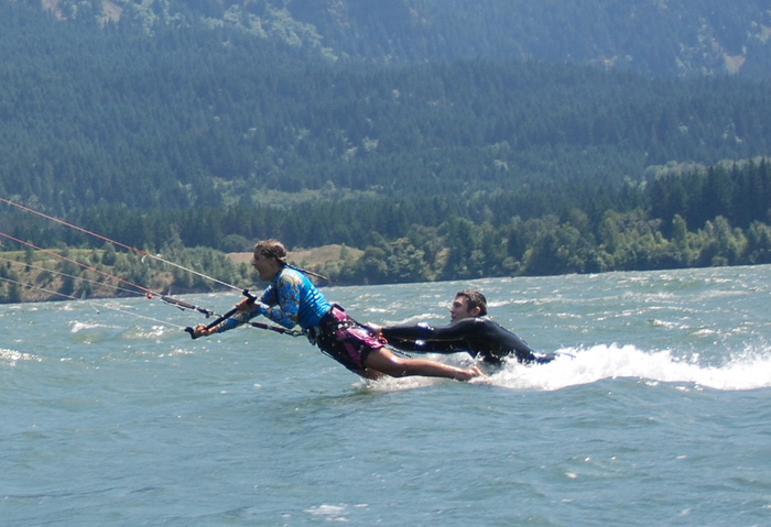 Renee riping through the power zone!