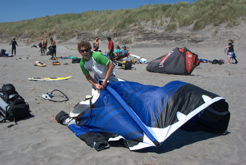 Sam's pumped! (almost!)