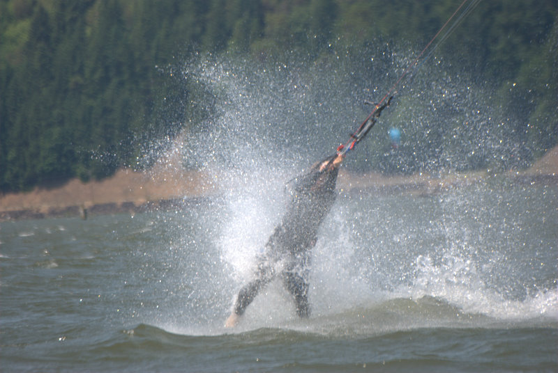 Step 1 of my unhooked backroll to face plant.