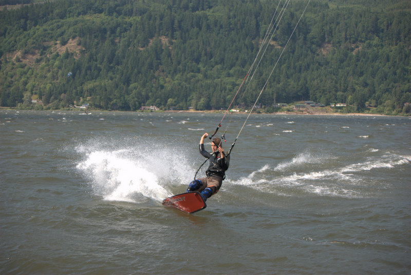 Alex cruising through