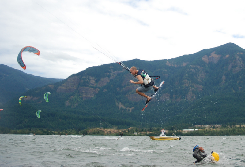 Stringy gets a shot of Jim