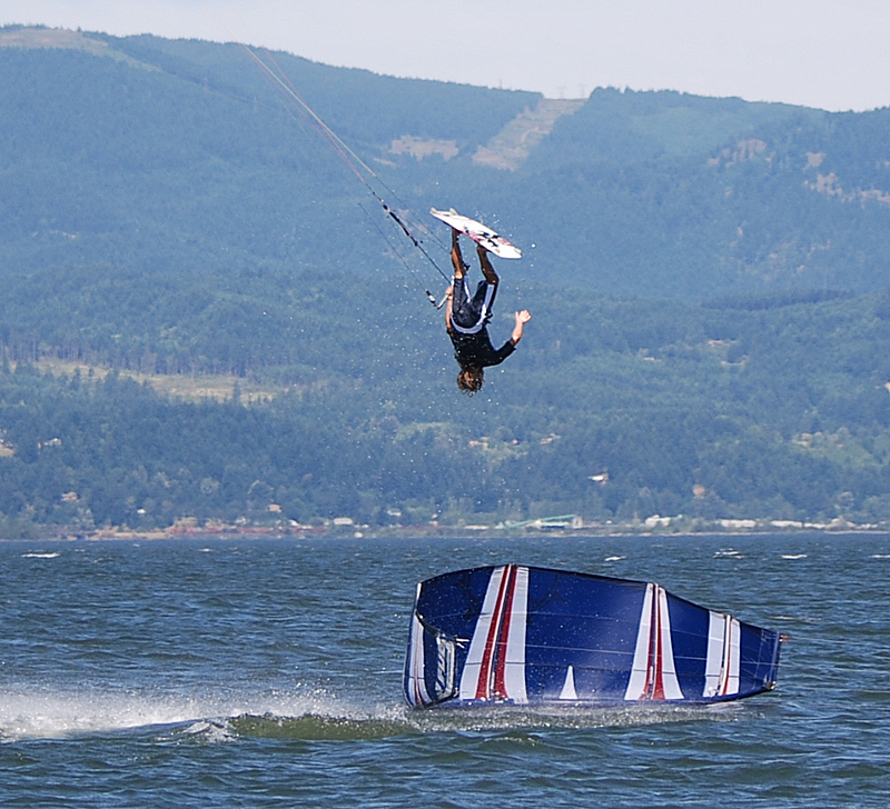 Shawn wiill jump anything, even Shannon's kite.