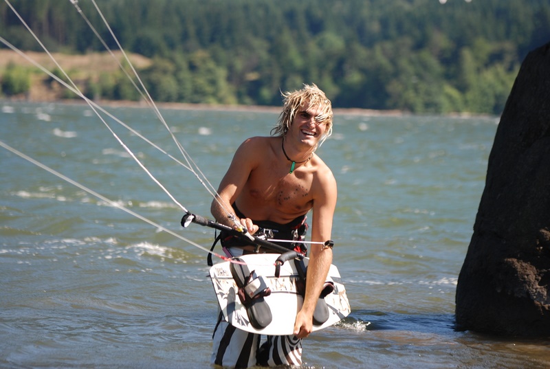 Grom heading out for some fun.