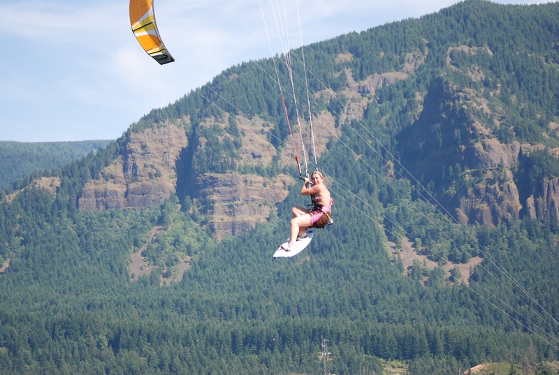 Shannon going for the BIG jump!