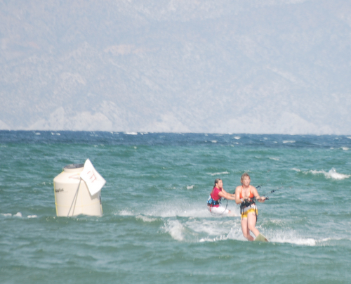 Tonia and Shannon battling it out for 2nd.