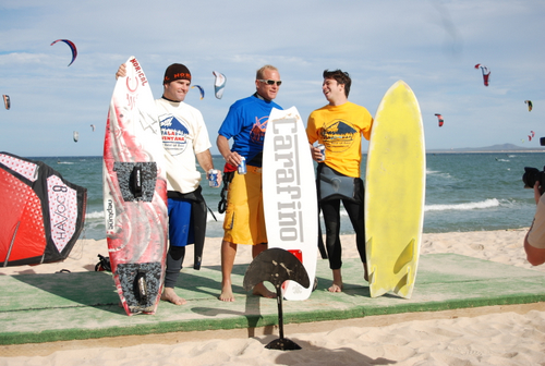 Winners from left to right.  Jesse Richmand was 4th.