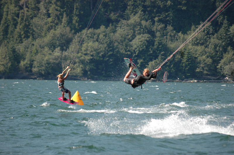 Mary throws an unhooked railey in front of spinning Shane