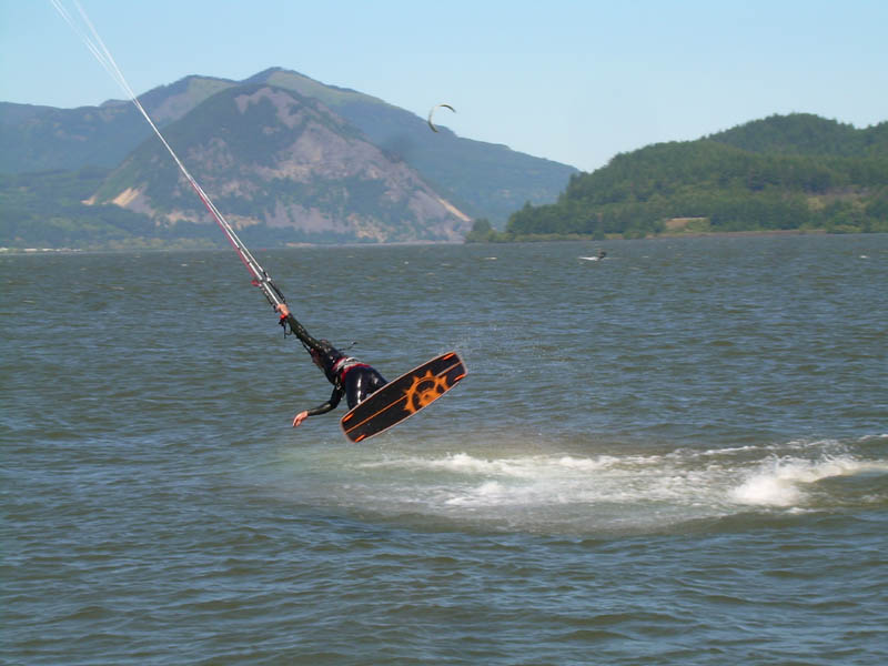 An unexpected successful landing followed