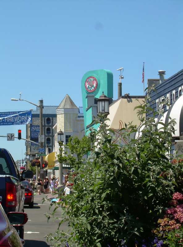 Check out that flag! (this was seaside when we got there)