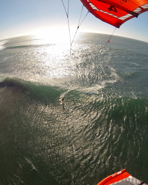 small kites in the line-up