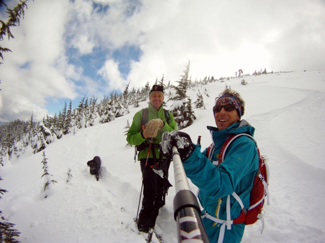 Ryder the powder "hound" getting some too