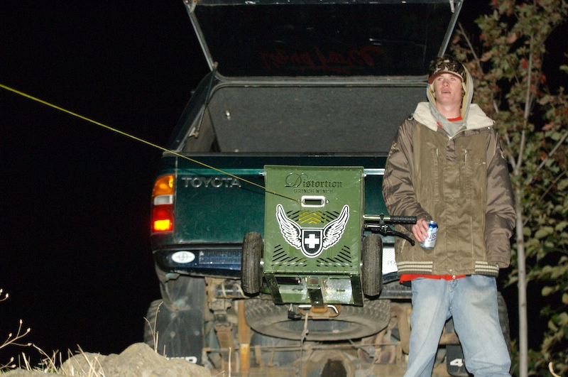 Grinch Winch and Inept Driver Ian Daley! Thanks Ian for driving all night!