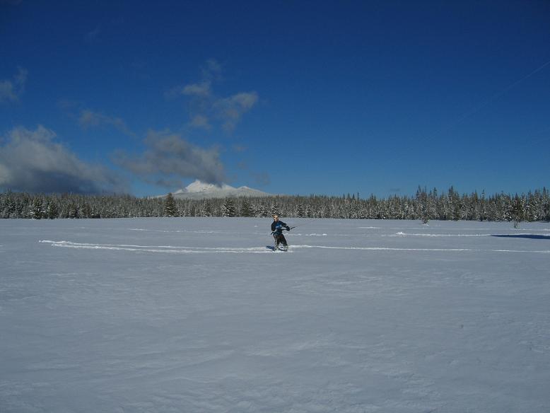 Mt Thielsen in de background