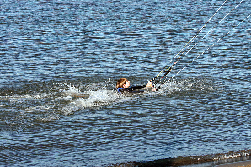 Dad this is fun! buy me some kites!