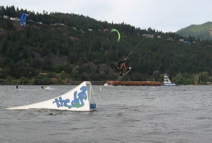Maurico on the skim board