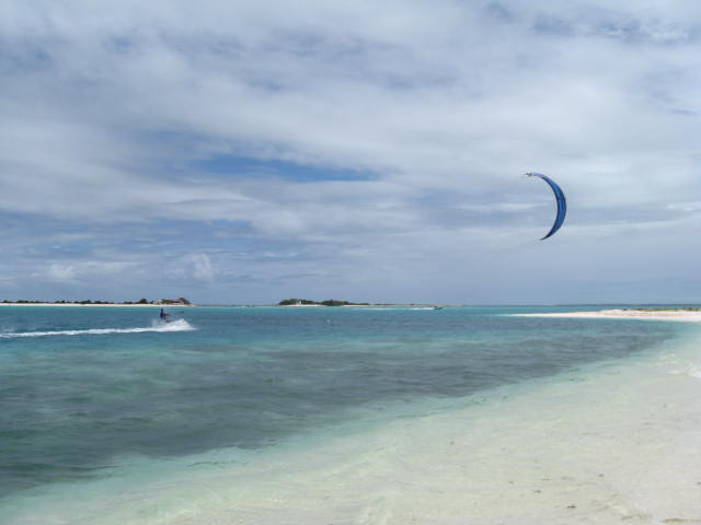 Just for me, my own kite spot on Los Roques!