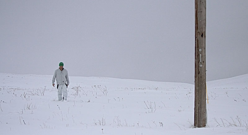 Aaron checking the breeze