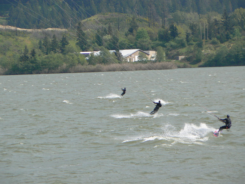 Jodi getting chased by the boys :)