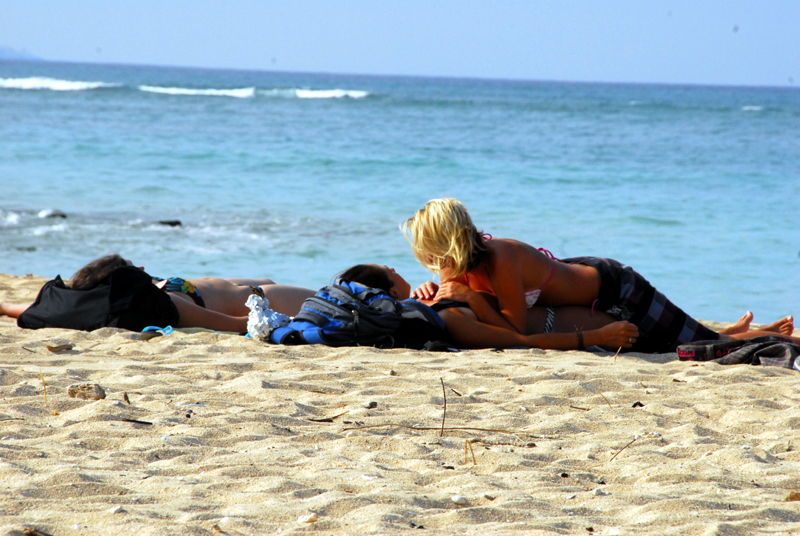 How to stay warm in Maui during those cold 80+ degree days.