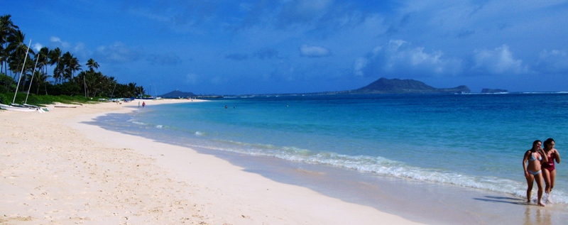 Lanikai beach near where we stayed just up from Kailua.