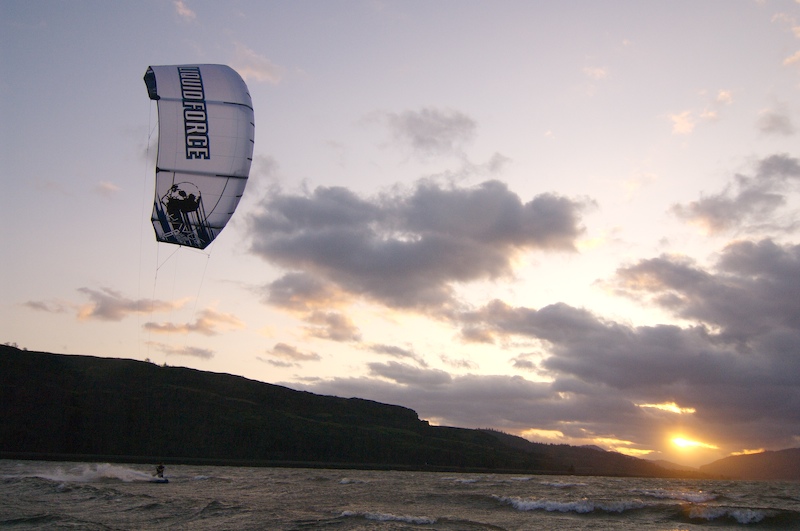 Sunset and firing