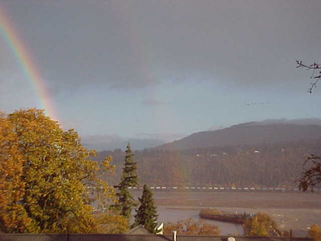 Double Rainbow over the new mega-bar