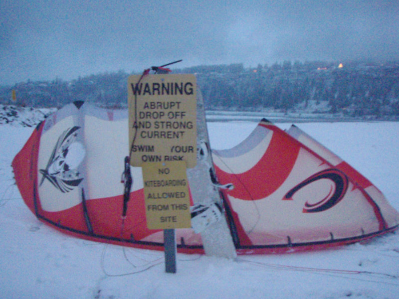 No Kiteboarding?
