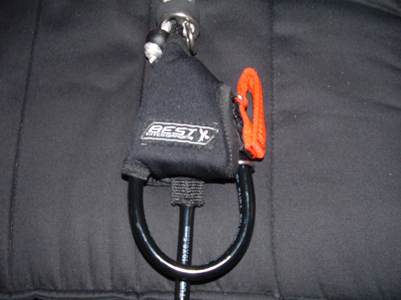 No tension, pin is completely in its sheath.