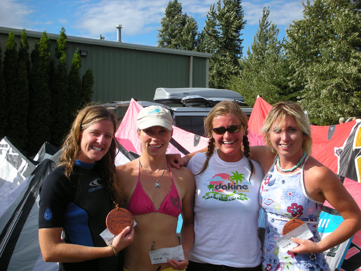 Winning women - Brittney, Marybeth, Tonia, and Shannon