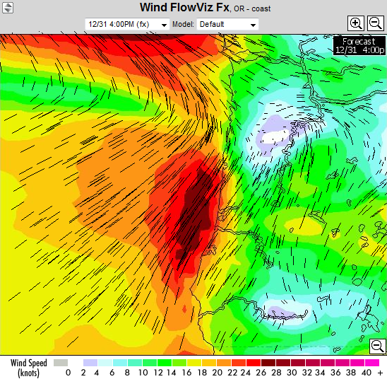 Thursday forecast from Sailflow.com