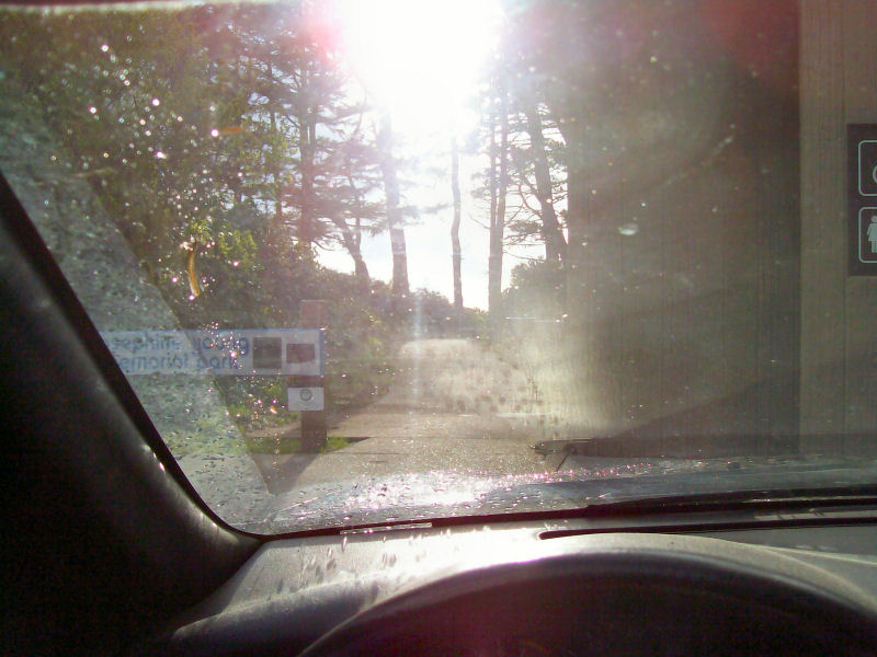 Still nice when we left.