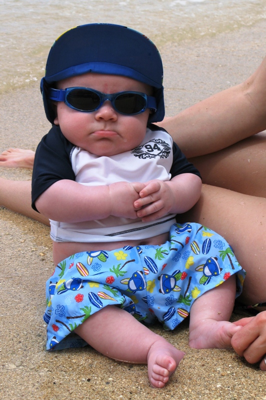 Just chilling in the surf at kite beach