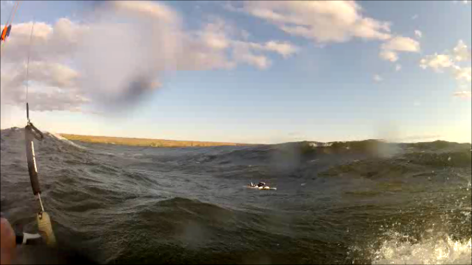 There is my board!   Threemile Swell was a fantastic intro to riding in 'em!